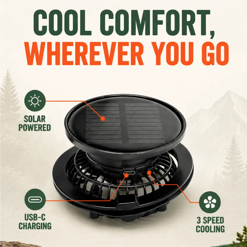 The Solar Fan Cap