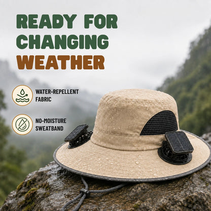 Solar Fan Hat