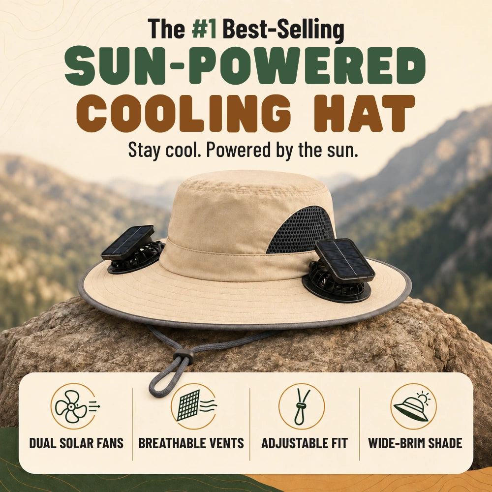 Solar Fan Hat
